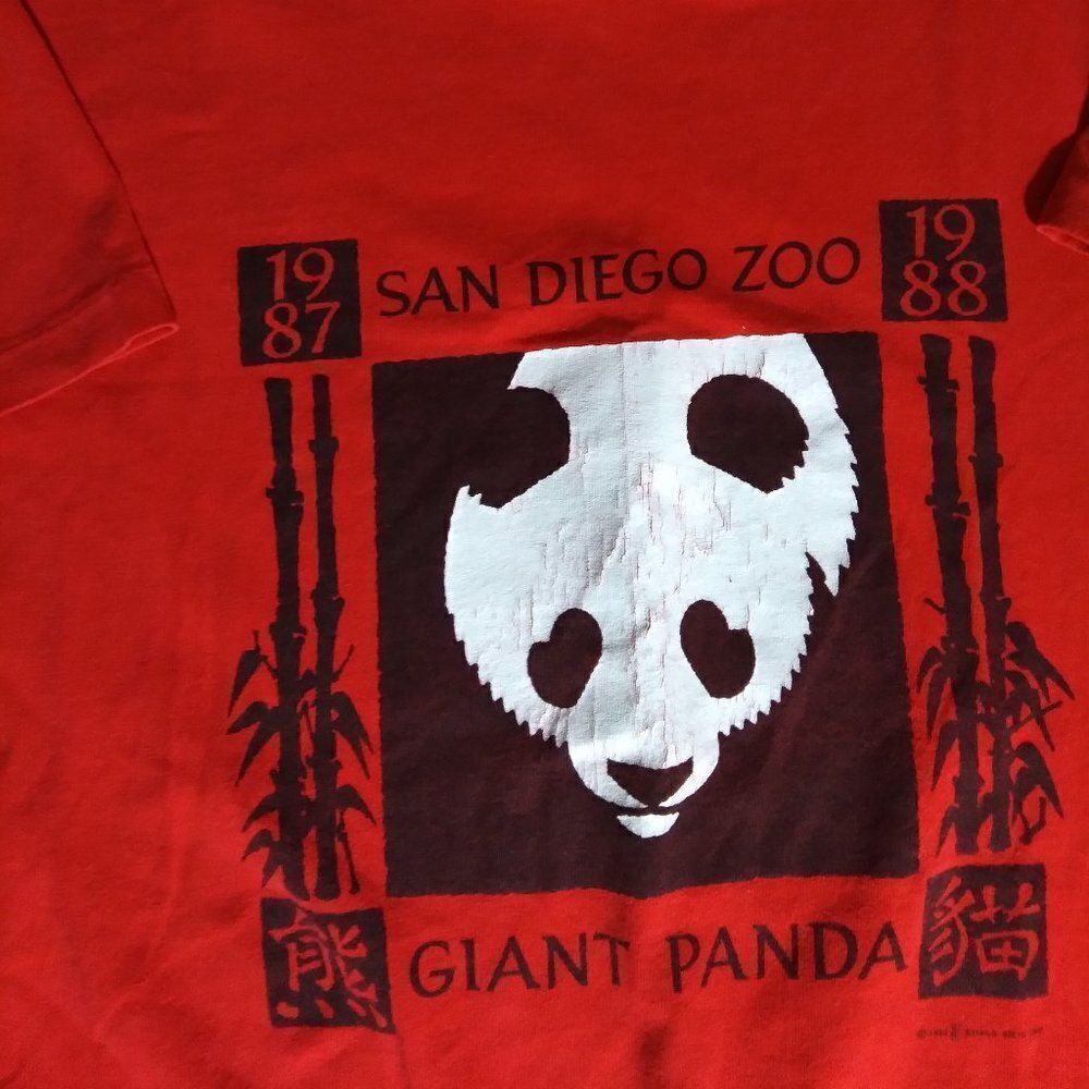 Vintage 80s San Diego Zoo Great Panda T-Shirt